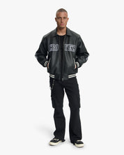 Croyez Studio Leather Jacket | Black