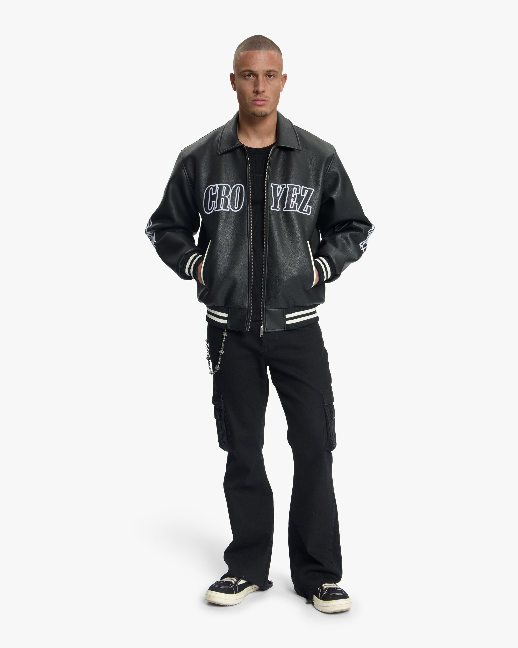 Croyez Studio Leather Jacket | Black