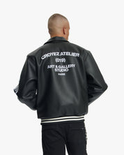Croyez Studio Leather Jacket | Black