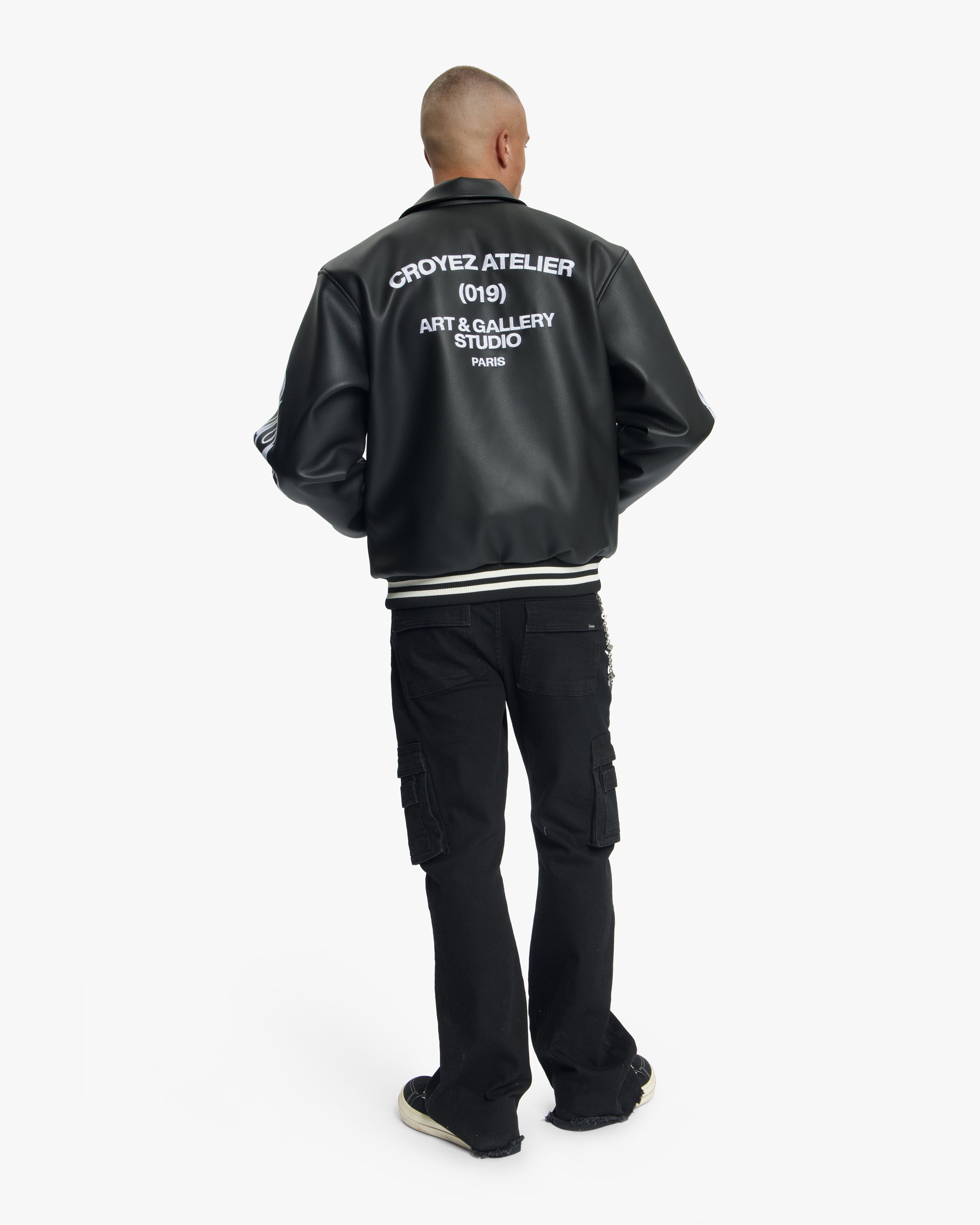 Croyez Studio Leather Jacket | Black