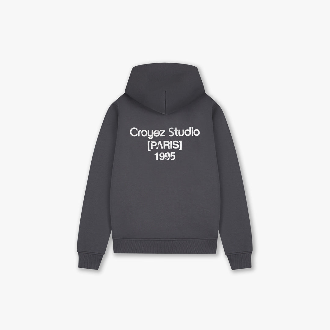 Croyez Studio Damaged Zip Hoodie | Antra