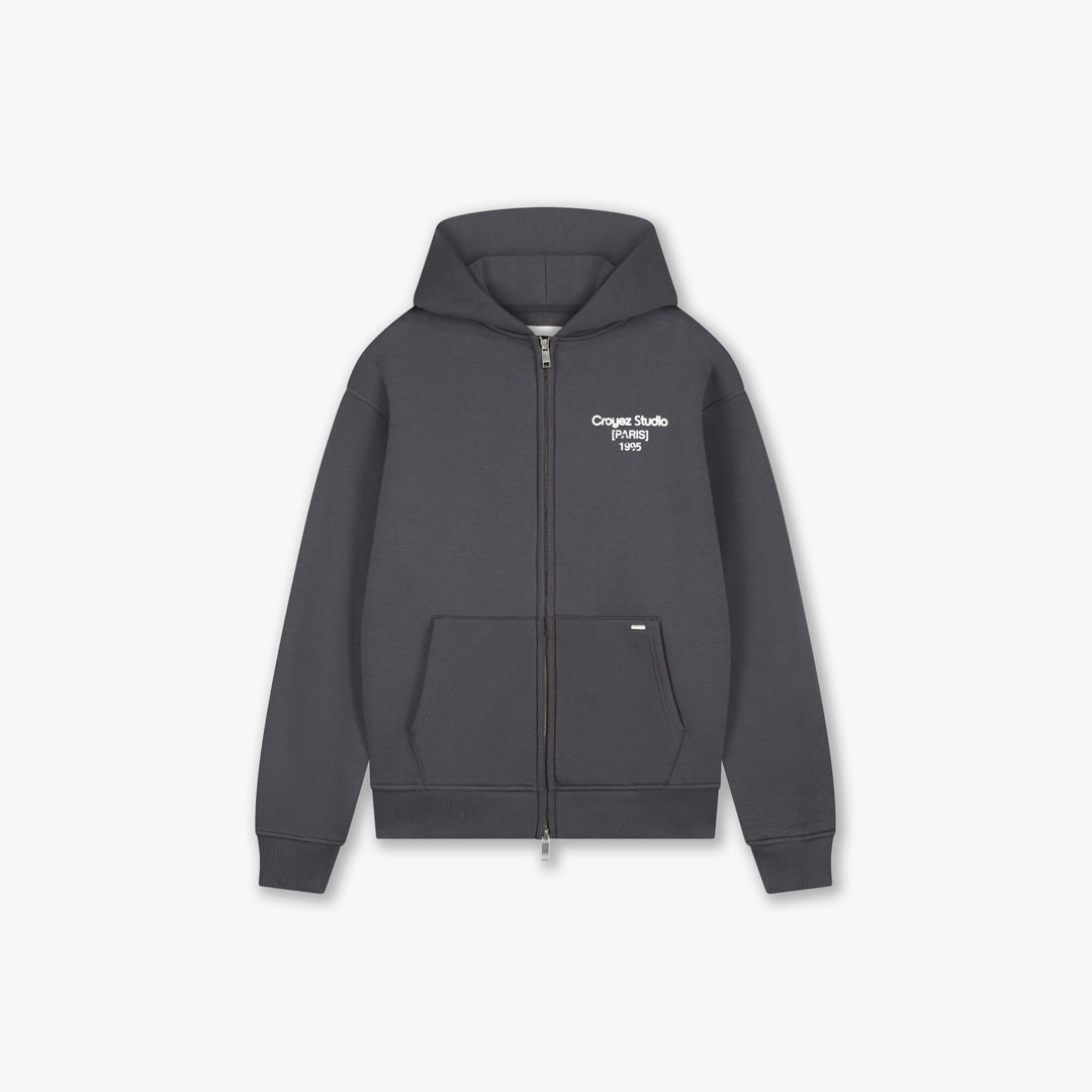  Croyez Studio Damaged Zip Hoodie | Antra