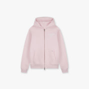 Croyez Studio Damaged Zip Hoodie | Pink