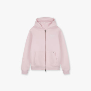 Croyez Studio Damaged Zip Hoodie | Pink
