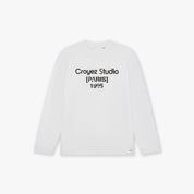 Croyez Studio Damaged Longsleeve T-Shirt | White