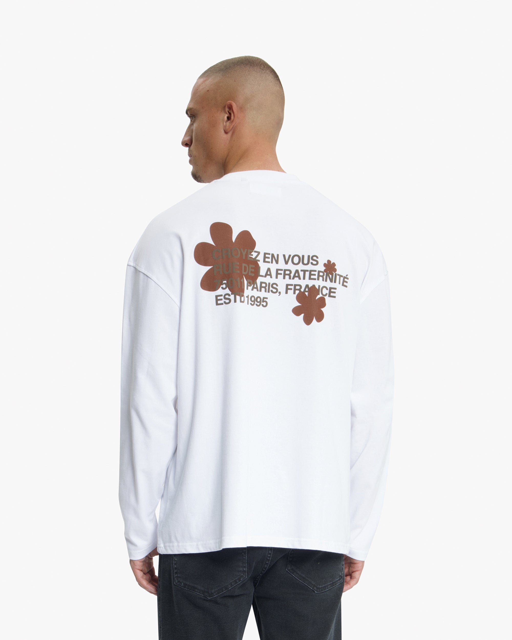 Croyez Silhouette 2.0 Longsleeve T-Shirt | White