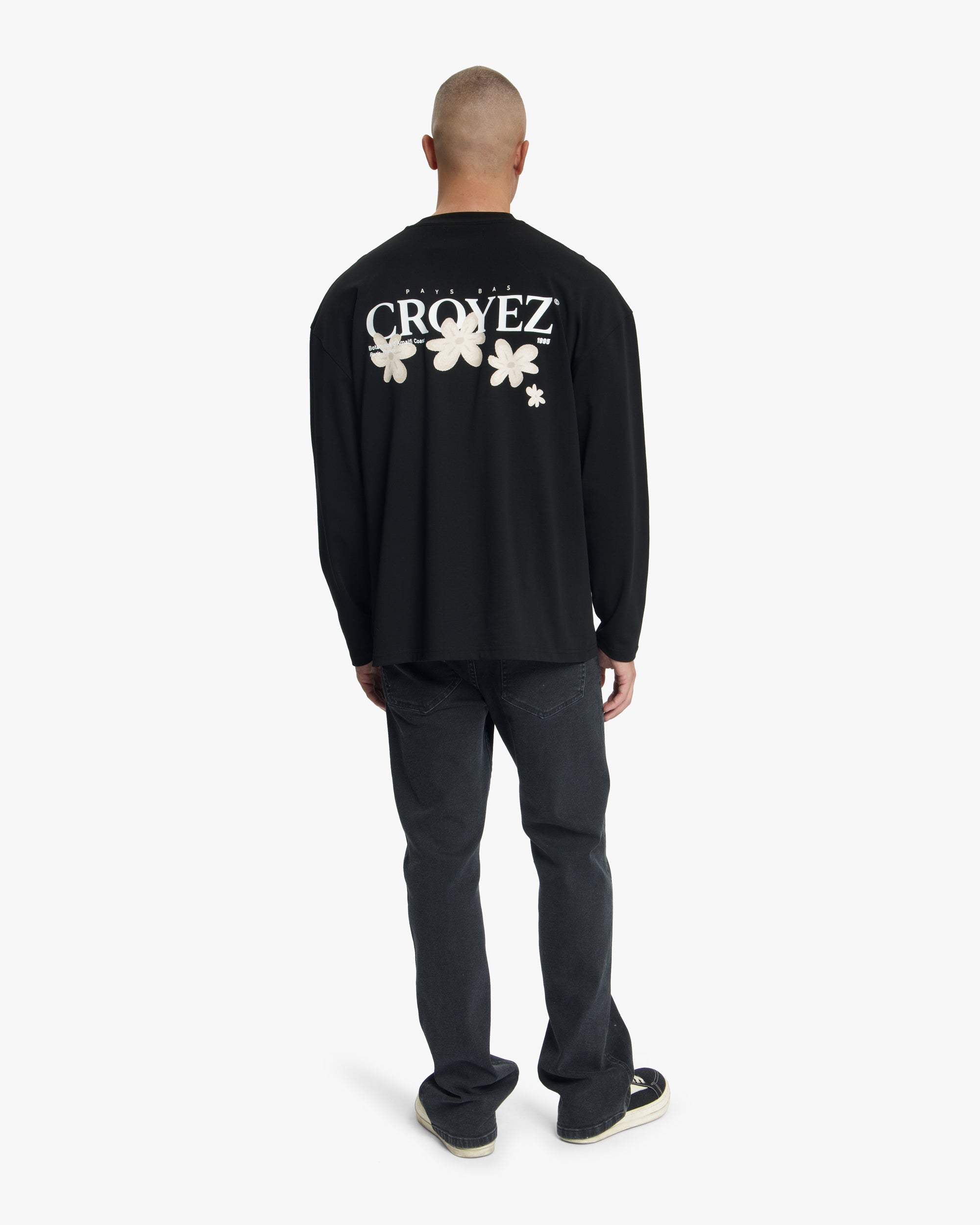 Croyez Botanique Longsleeve T-Shirt | Black