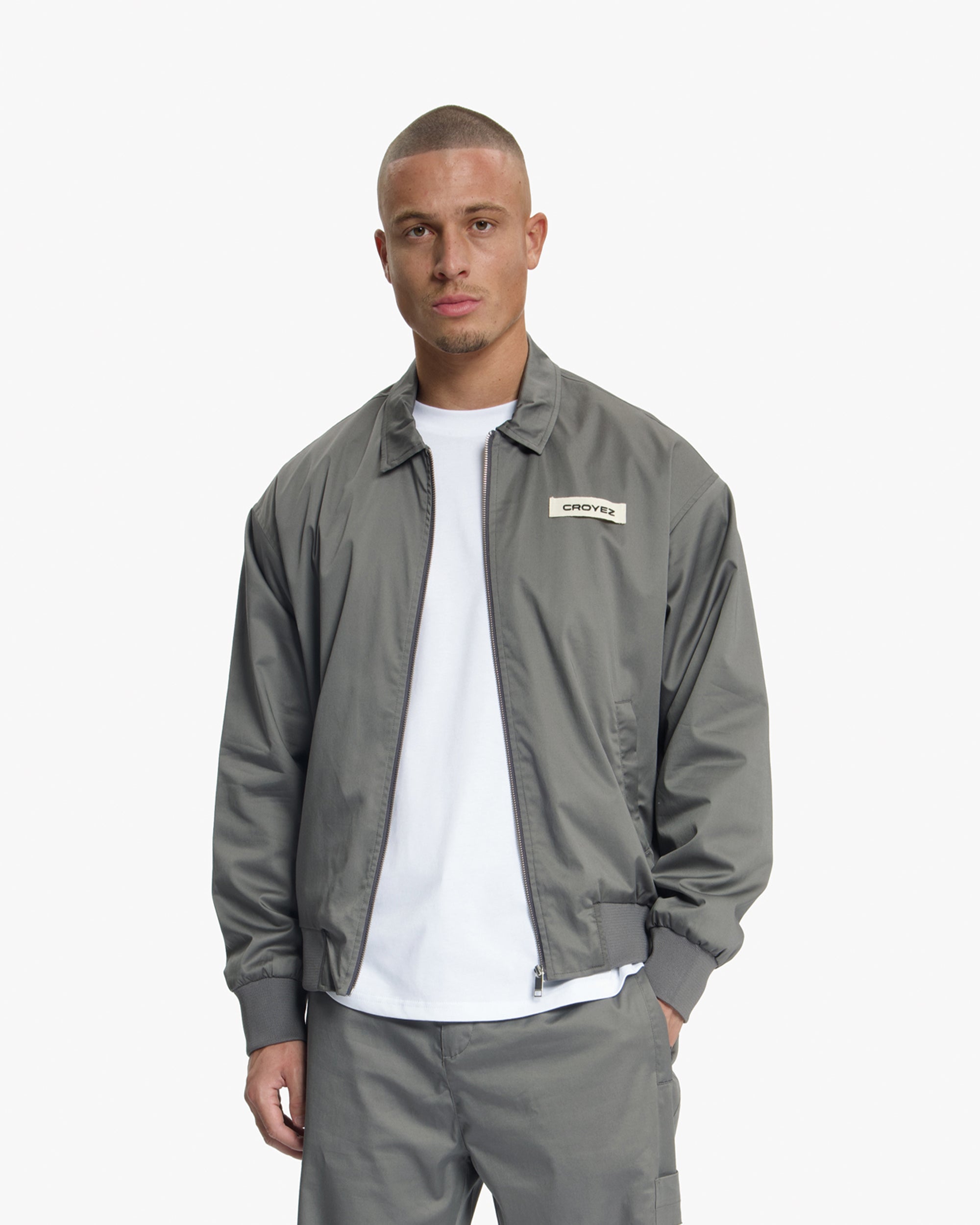 Croyez Etiquette Satin Jacket | Antra