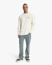 Croyez Stitched Heart Longsleeve T-Shirt | Light Beige
