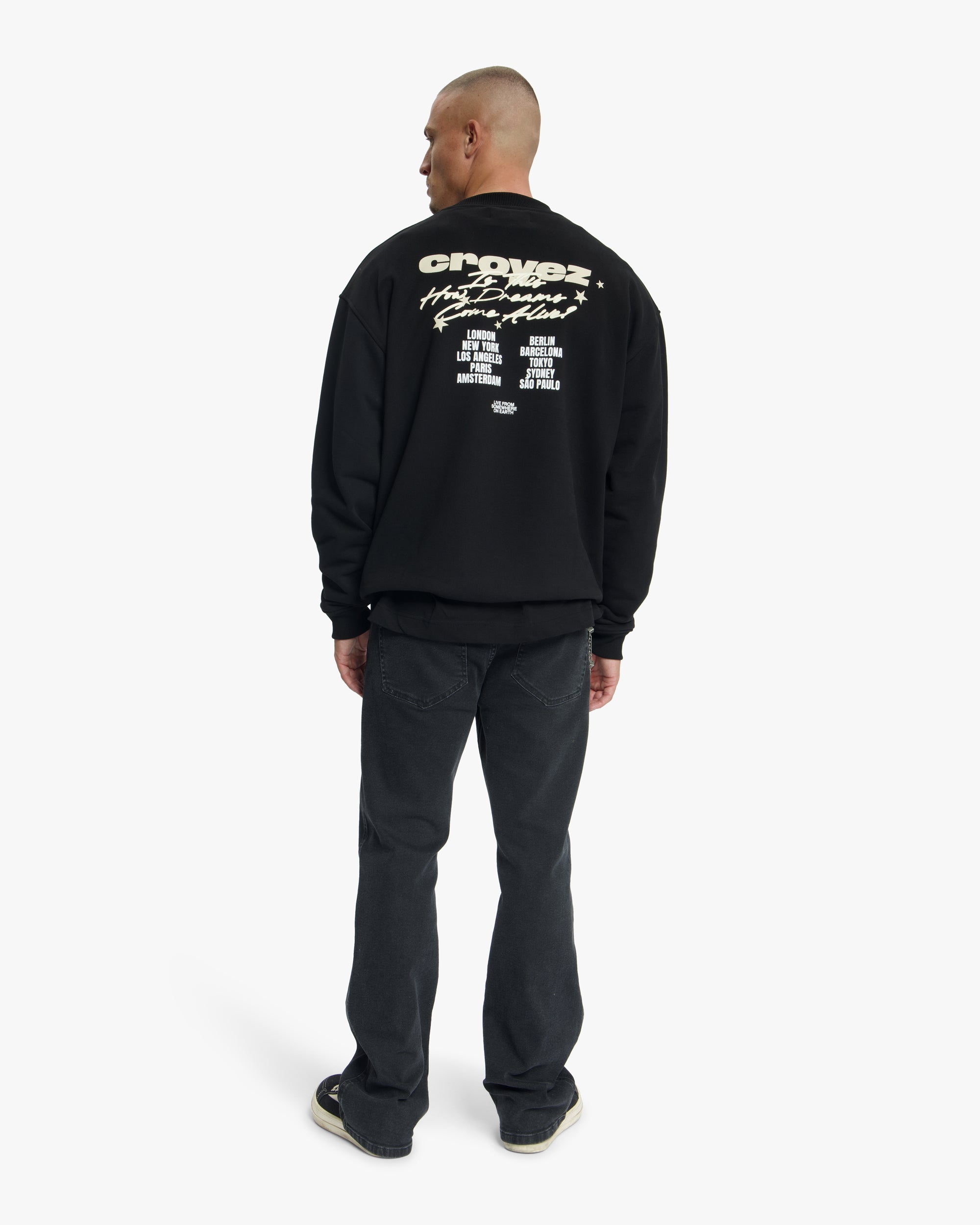 Croyez Worldtour Heavy Sweater | Black