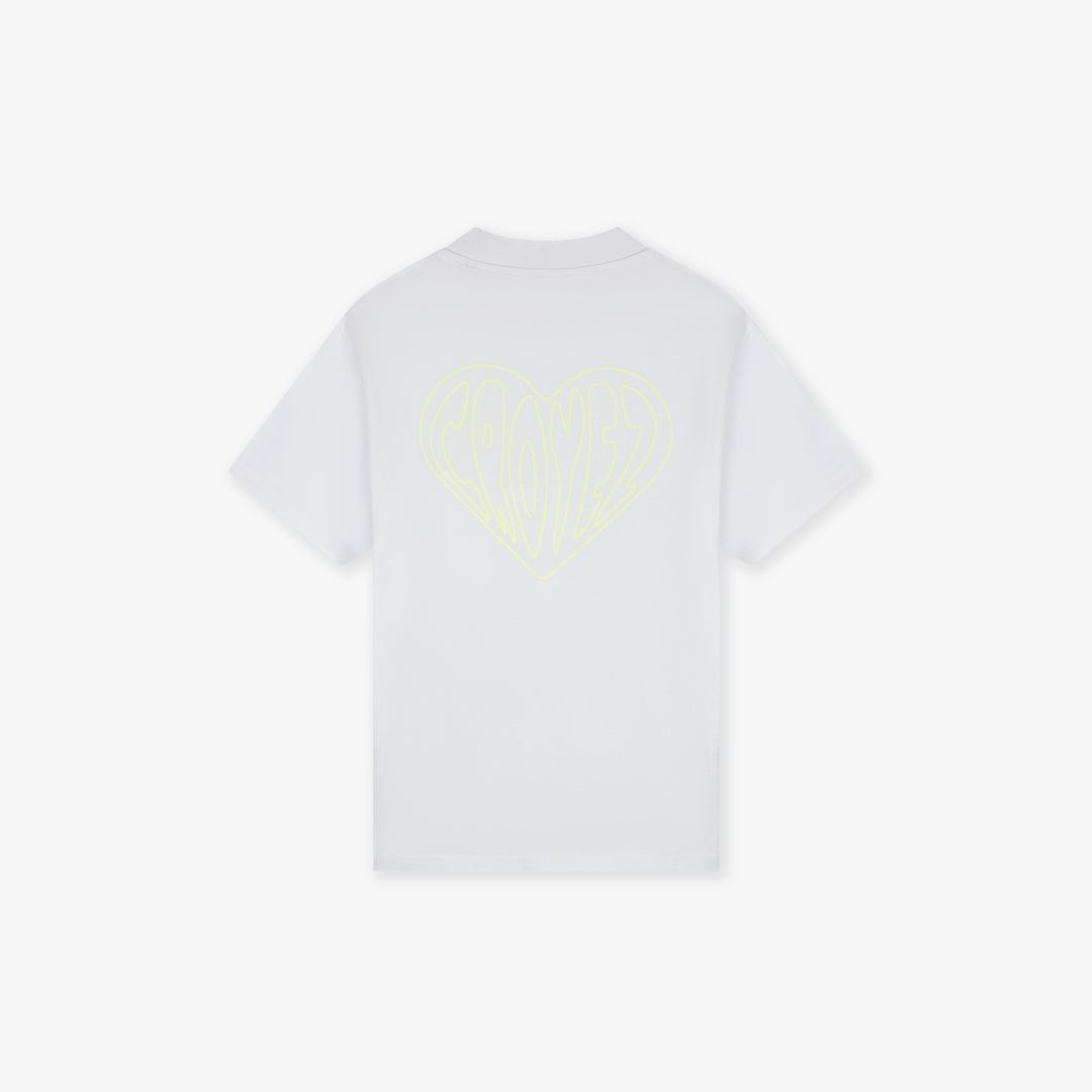 Croyez Stitched Heart T-Shirt | White