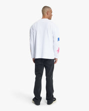 Croyez Sketched Longsleeve T-Shirt | White