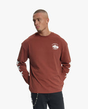 Croyez Rockstar Longsleeve T-Shirt | Melted Red