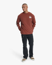 Croyez Rockstar Longsleeve T-Shirt | Melted Red