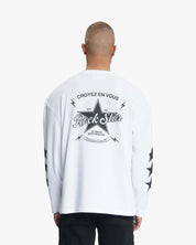 Croyez Rockstar Longsleeve T-Shirt | White
