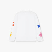 Croyez Sketched Longsleeve T-Shirt | White