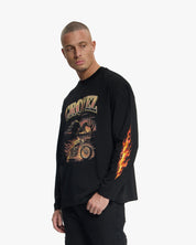 Croyez Firestorm Longsleeve T-Shirt | Black