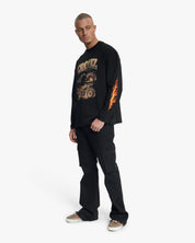 Croyez Firestorm Longsleeve T-Shirt | Black