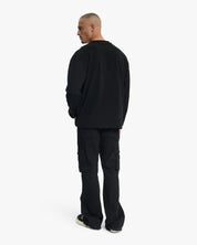 Croyez Midnight Eagle Longsleeve T-Shirt | Black