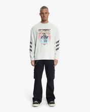 Croyez Lost Signal Longsleeve T-Shirt | Grey