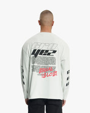 Croyez Lost Signal Longsleeve T-Shirt | Grey