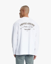 Croyez Studio Dept Longsleeve T-Shirt | White