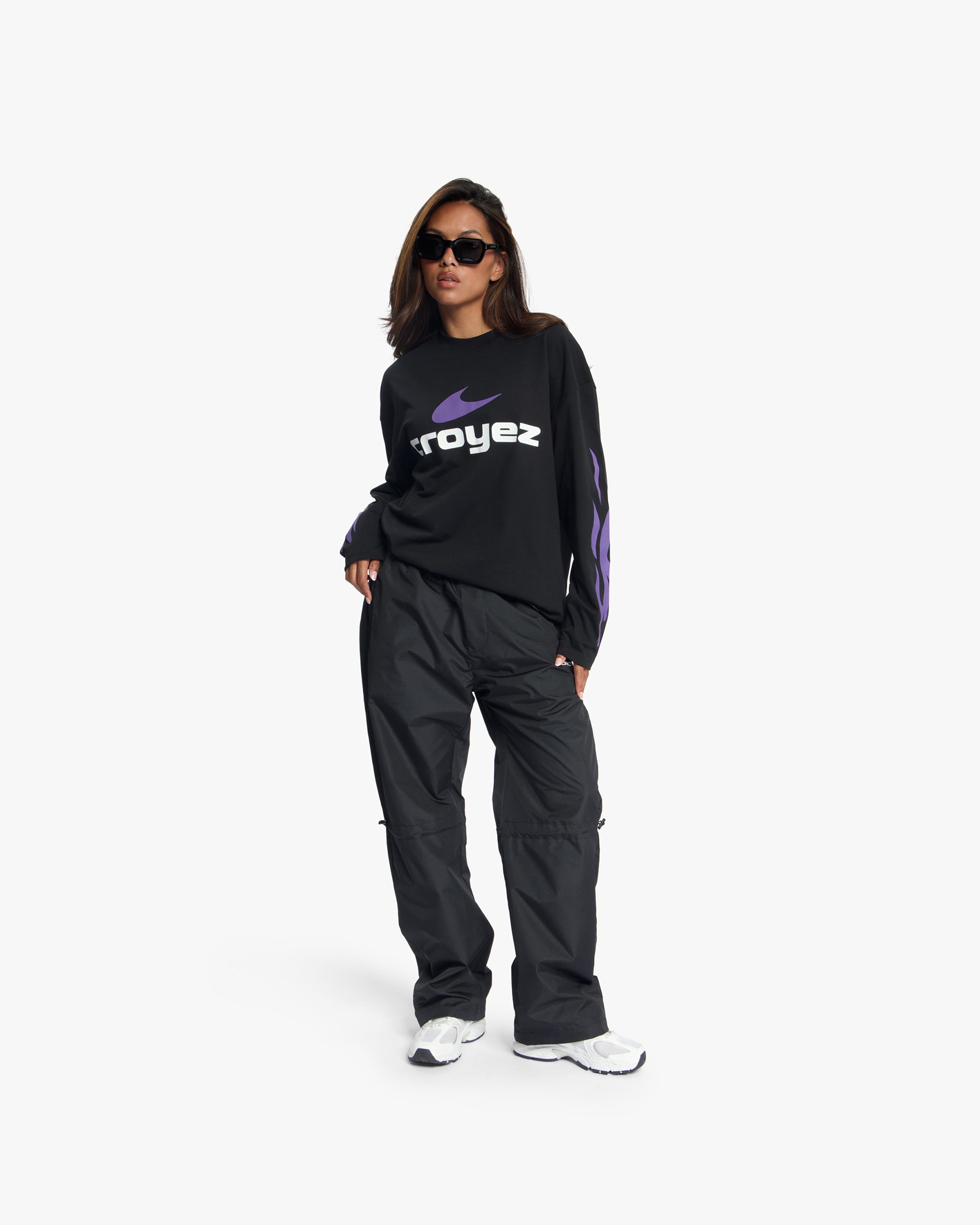Croyez Relaxed Utility Pants | Black