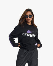 Croyez X Joy X Flow Longsleeve T-Shirt | Black/Purple