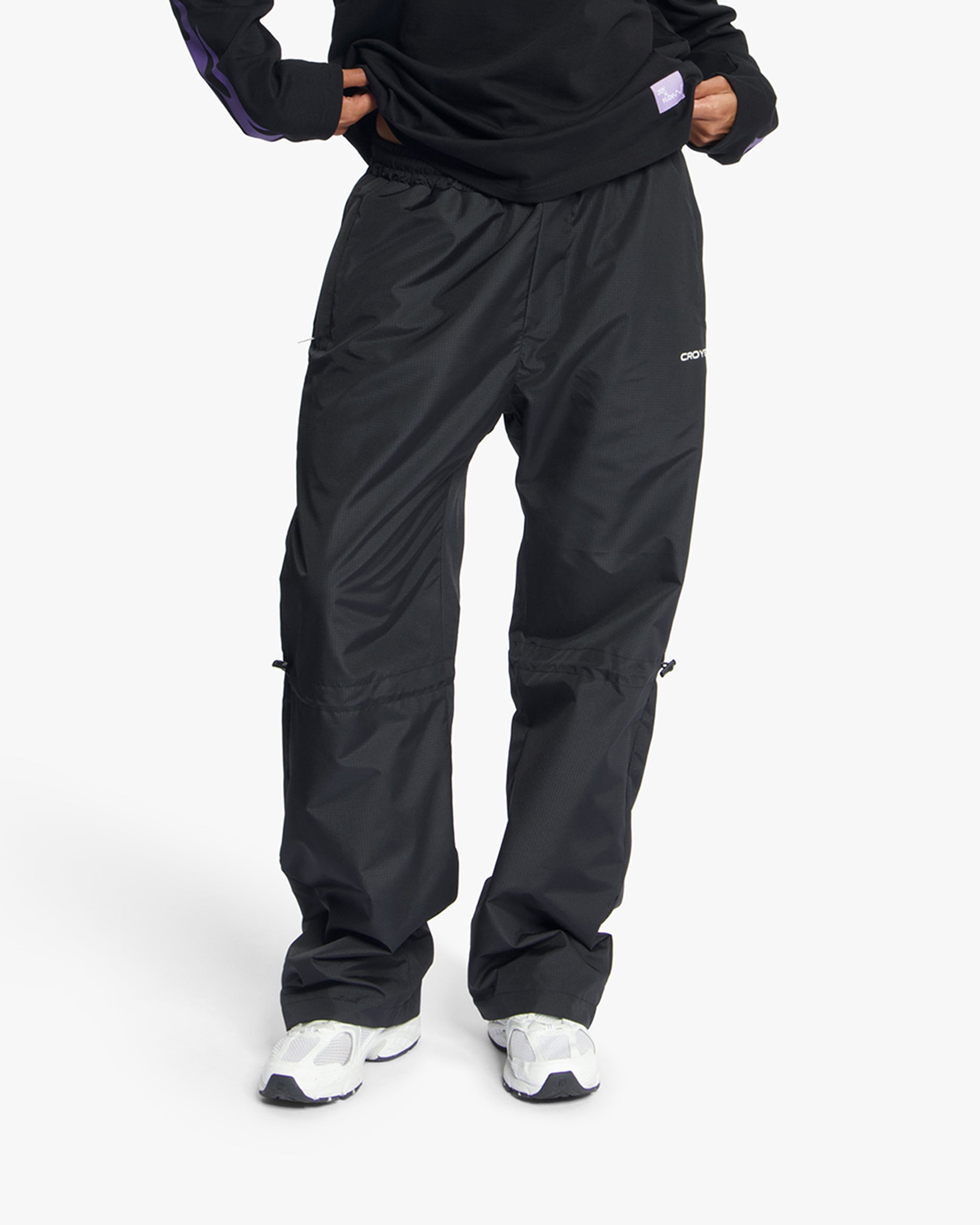 Croyez Relaxed Utility Pants | Black