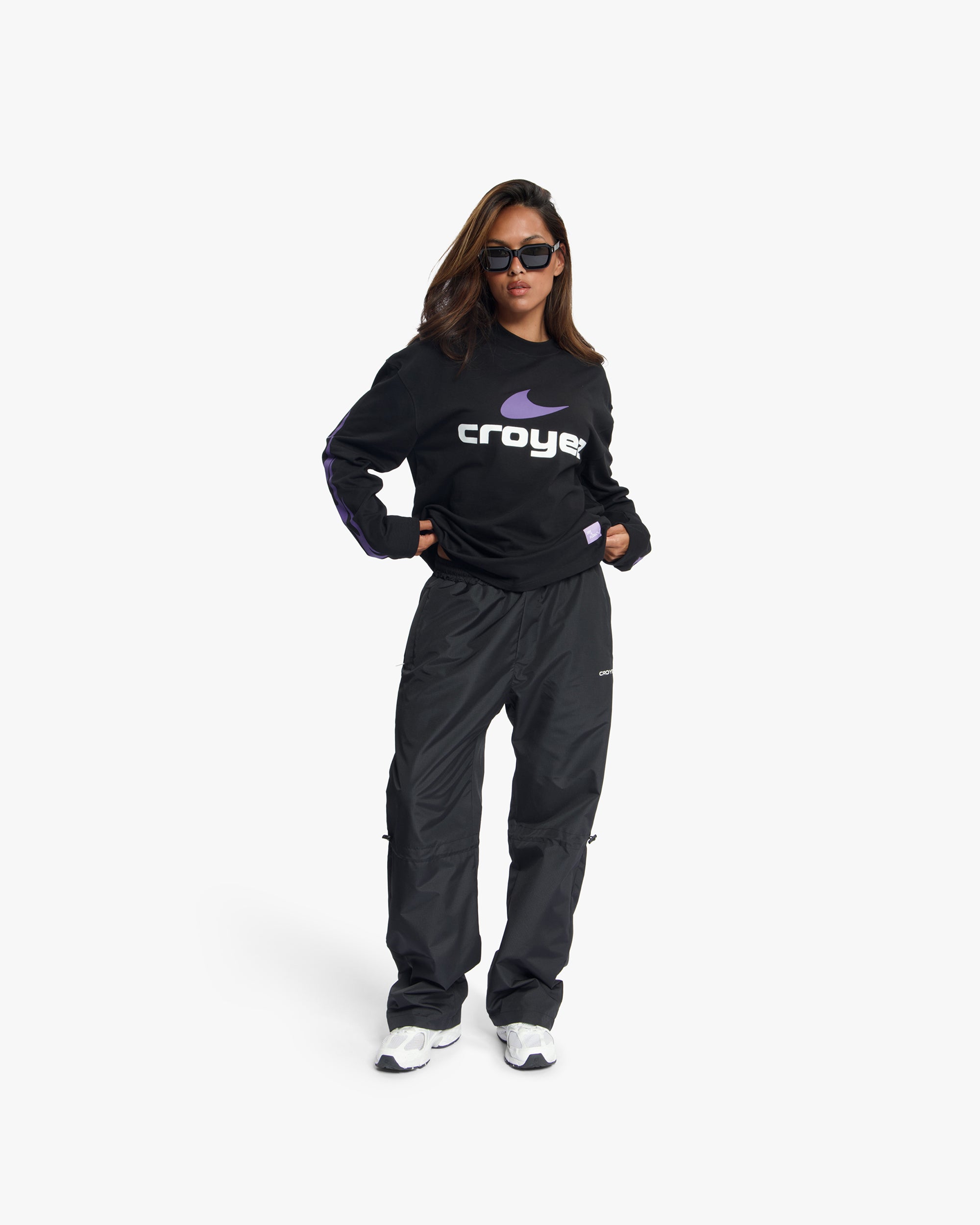 Croyez Relaxed Utility Pants | Black