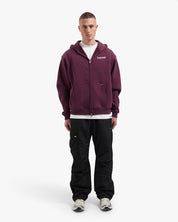 Croyez Talk And Play Zip Hoodie | Burgundy