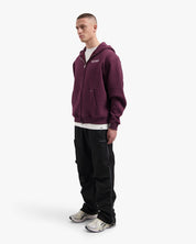 Croyez Talk And Play Zip Hoodie | Burgundy