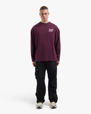 Croyez Classique Langarmshirt | Burgund