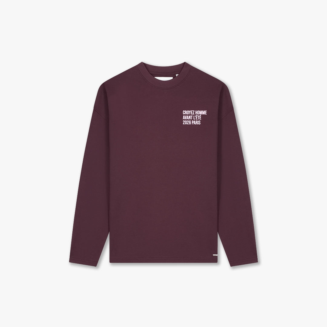  Croyez Classique Longsleeve | Burgundy