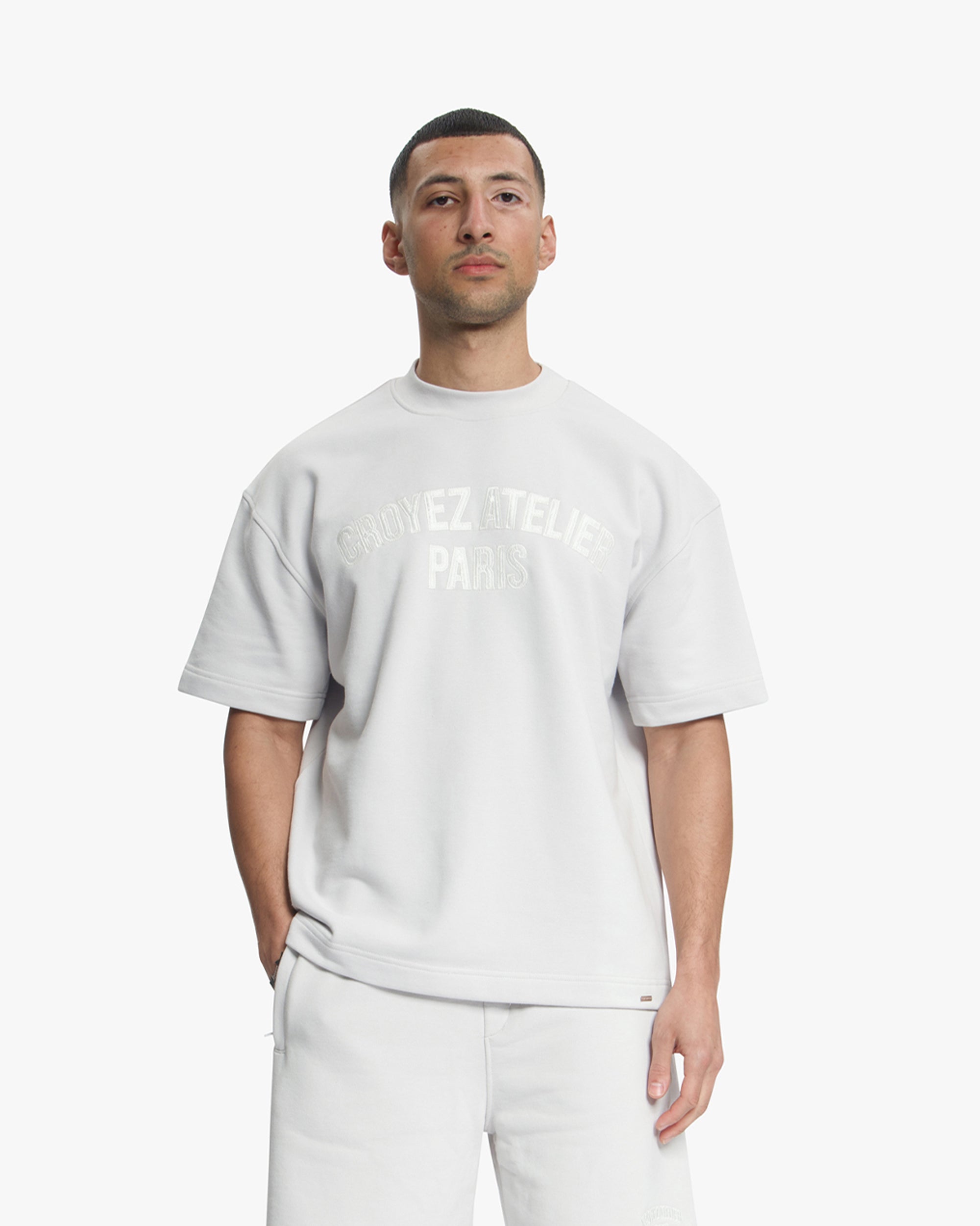 Croyez Heavyweight Atelier T-Shirt | Light Grey
