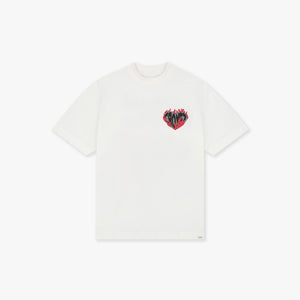Croyez Heart On Fire T-Shirt | Off-White