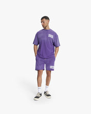 Croyez Sprayed Atelier T-Shirt | Dark Purple
