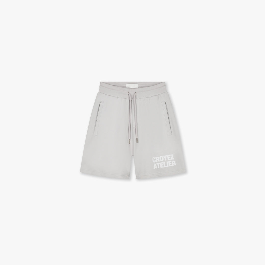  Croyez Sprayed Atelier Shorts | Light Grey