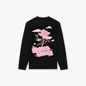 Croyez Fleur Heureuse Longsleeve | Black