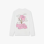 Croyez Fleur Heureuse Longsleeve | White