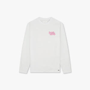 Croyez Fleur Heureuse Longsleeve | White