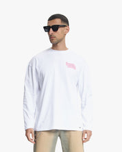 Croyez Fleur Heureuse Longsleeve | White