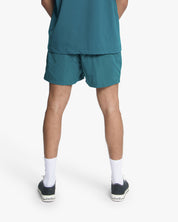 Croyez Stamp Swim Shorts | Dark Teal