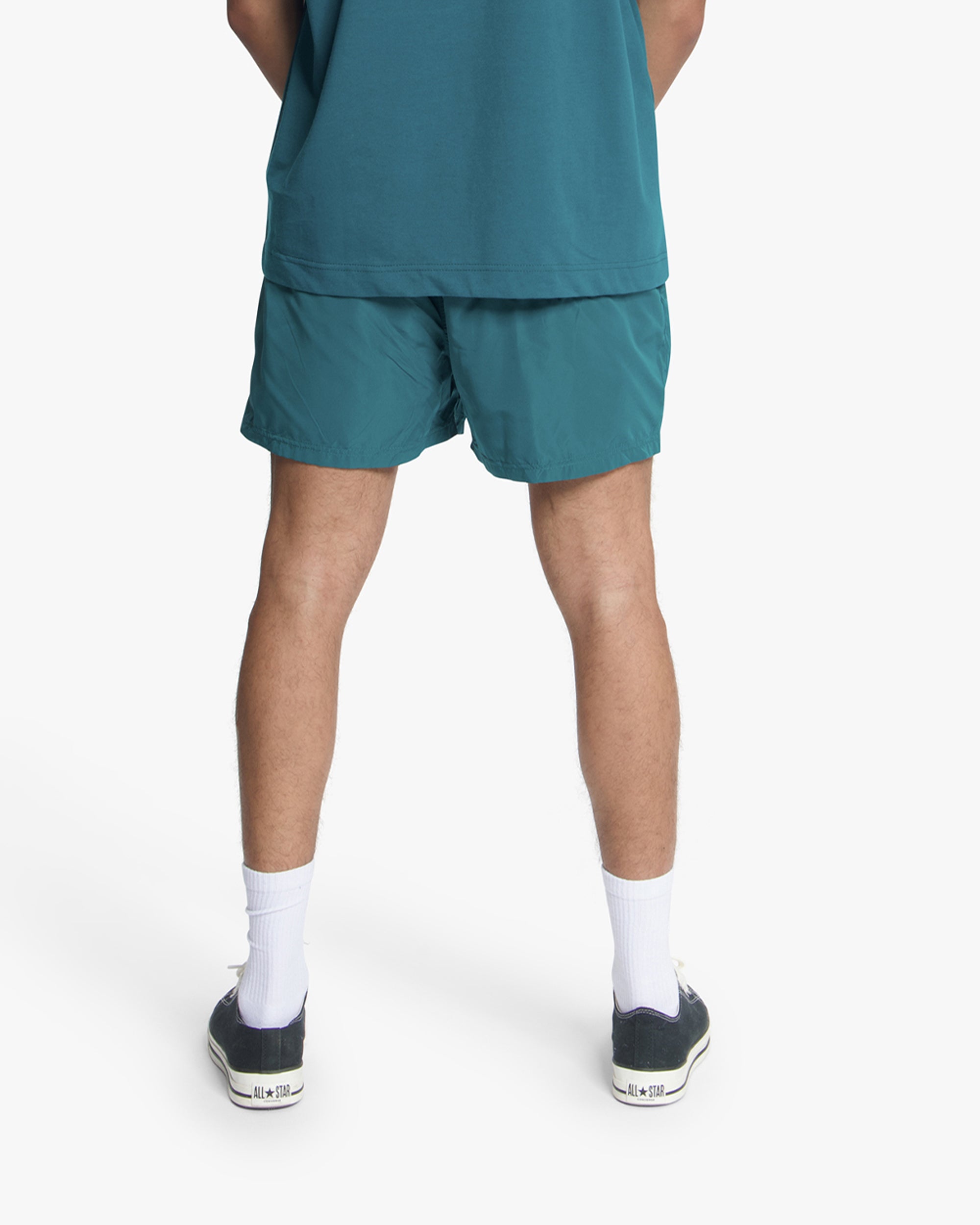 Croyez Stamp Swim Shorts | Dark Teal