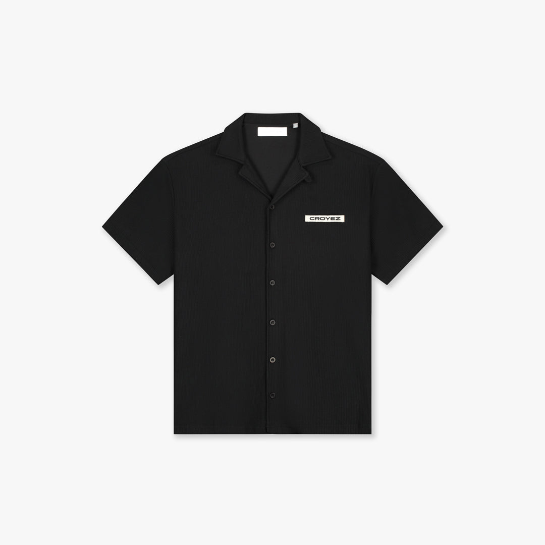  Croyez Plisse Shirt | Black