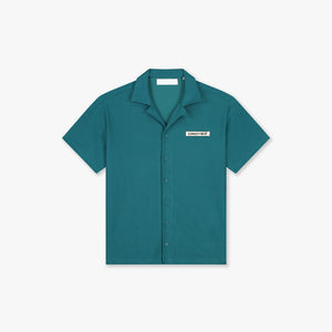 Croyez Plisse Shirt | Dark Teal