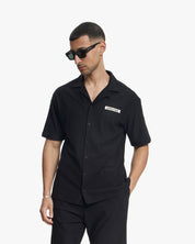 Croyez Plisse Shirt | Black