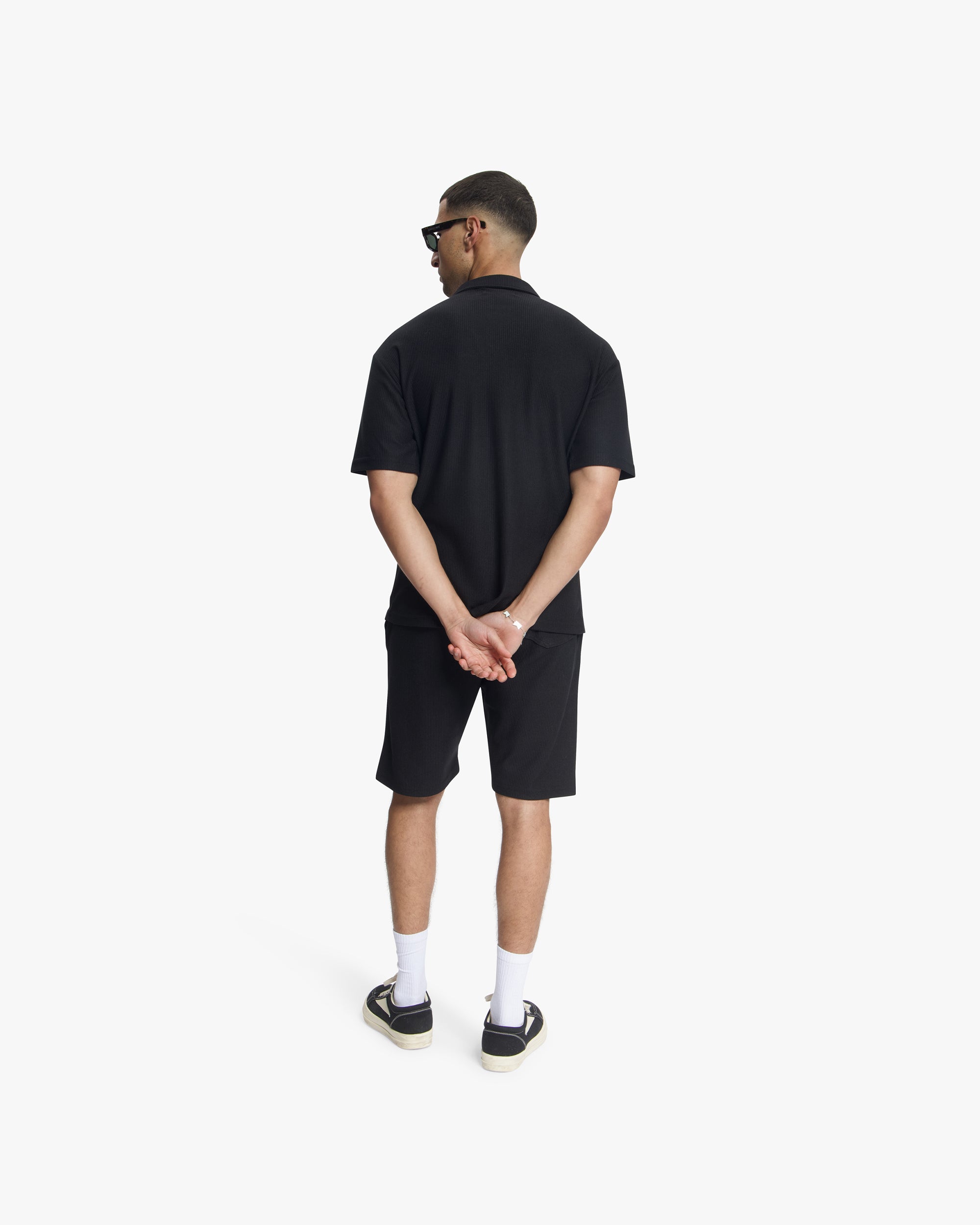 Croyez Plisse Set | Black