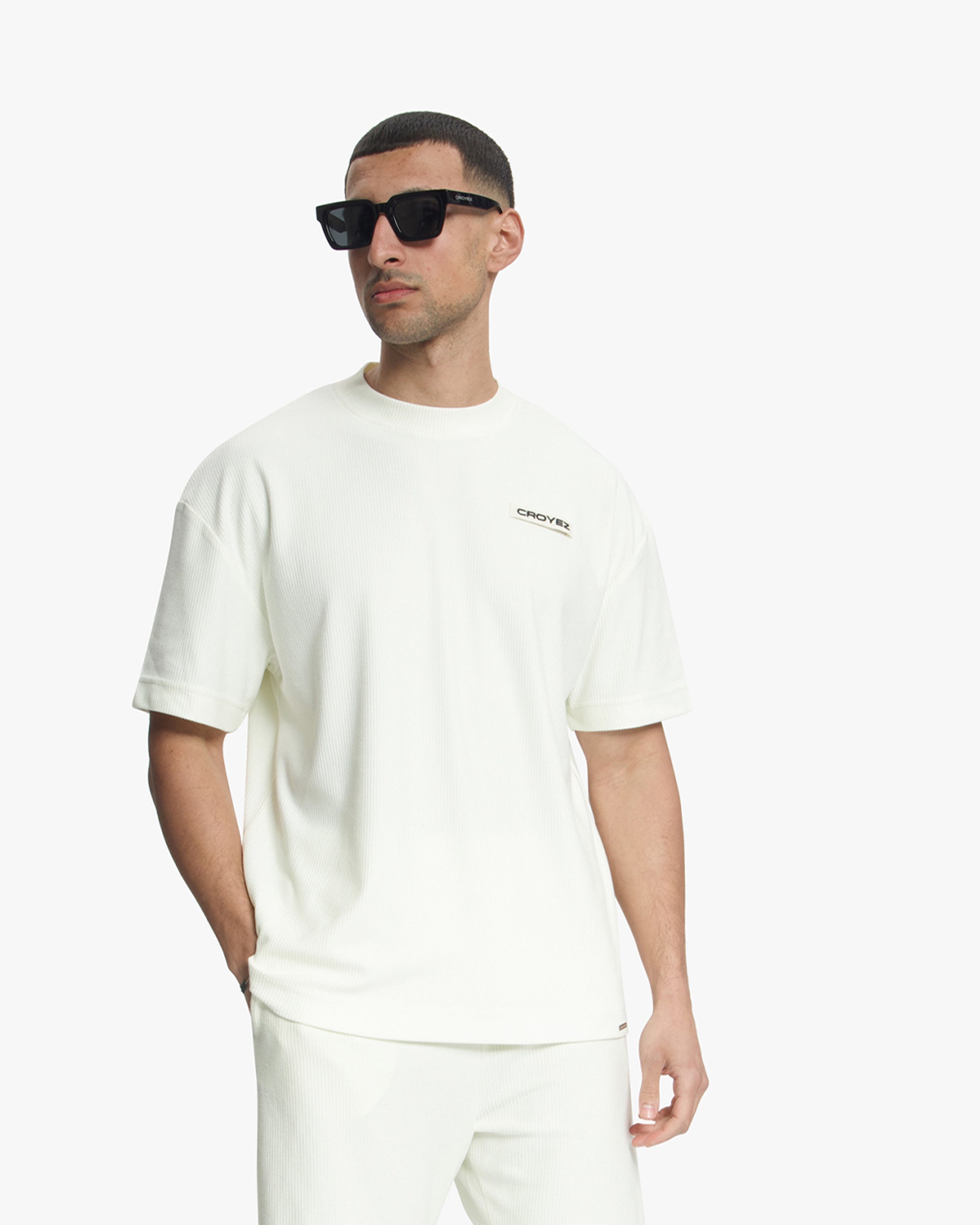Croyez Plisse T-Shirt | Off-White