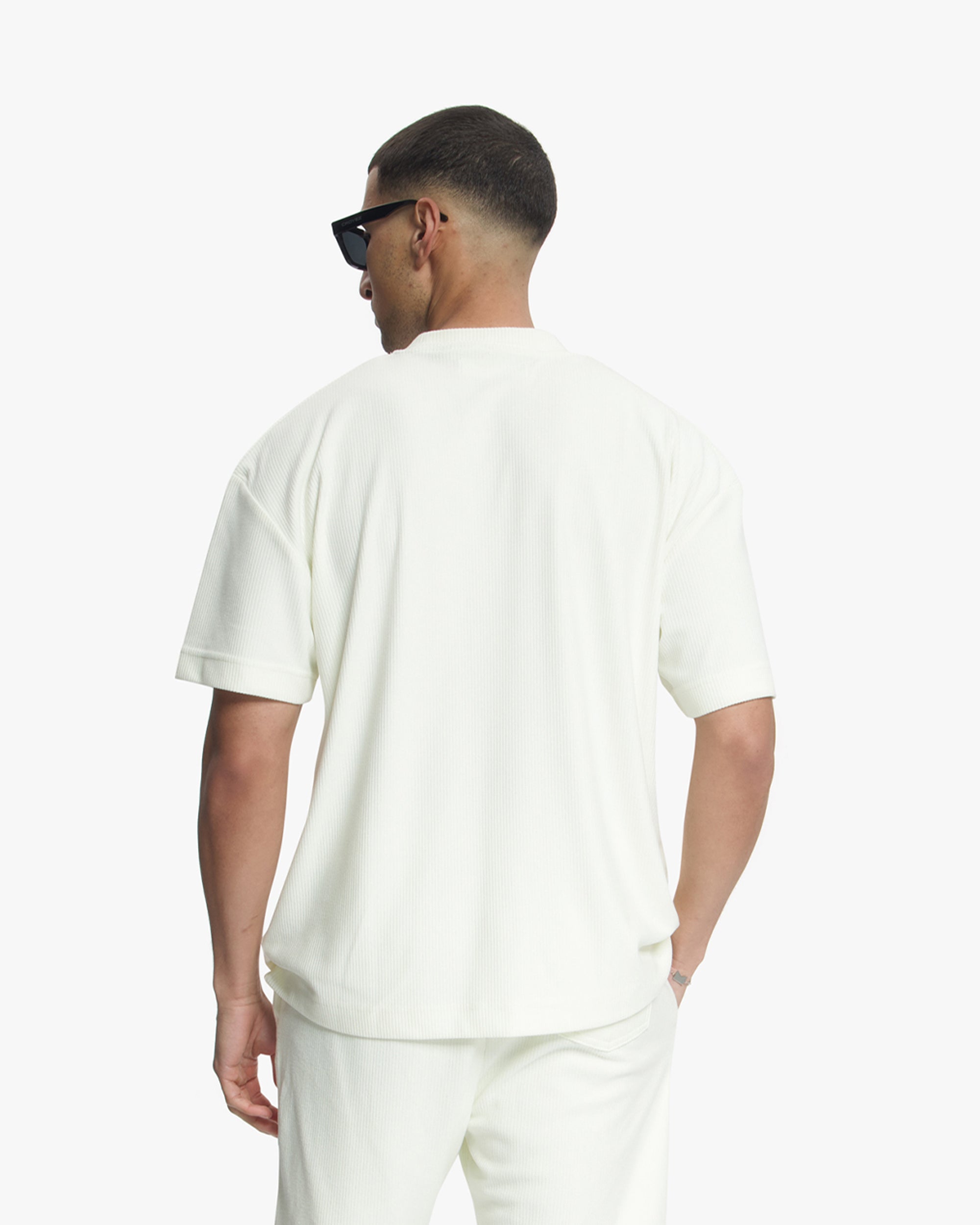 Croyez Plisse T-Shirt | Off-White